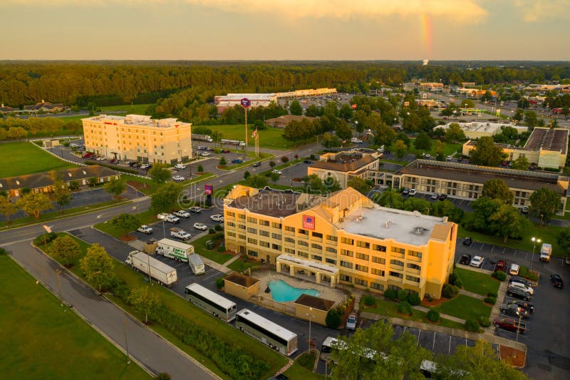 Aerial photo Hotels Lumberton North Carolina. Aerial photo Hotels Lumberton North Carolina
