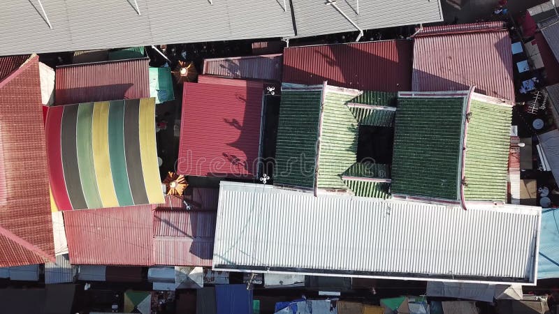 εναέρια κίνηση καθοδόν προς το ναό pek gong cheng απόθεμα βίντεο