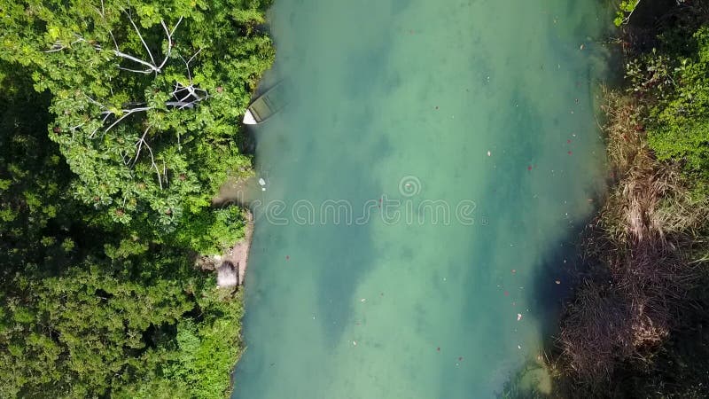 Εναέριο μήκος σε πόδηα του άσπρου ποταμού, Ocho Rios, Τζαμάικα