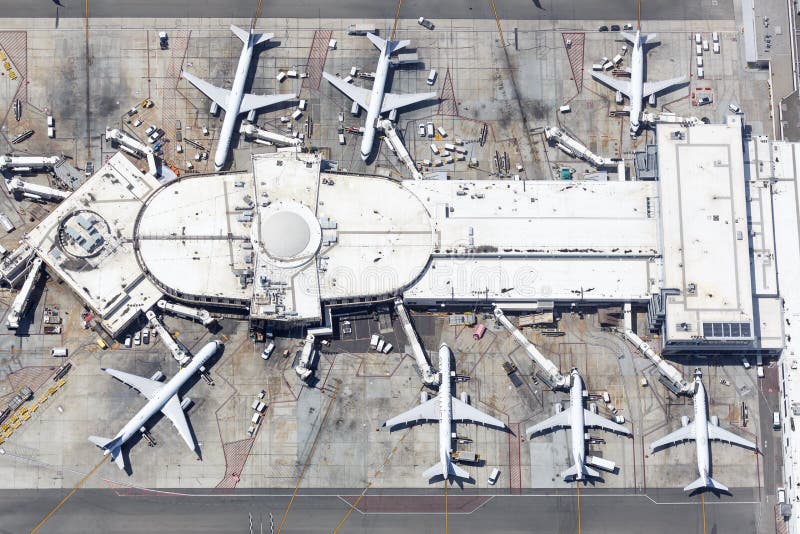 Ενωμένη Αεροπλοΐα των αερογραμμών του αεροδρομίου του Λος Άντζελες