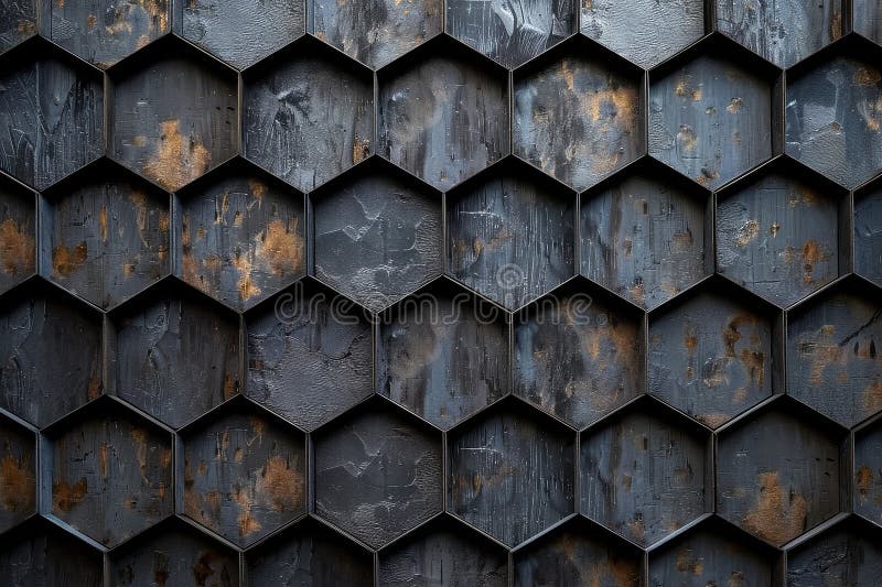 A mesmerizing pattern of repeating hexagons, creating a sense of balance and symmetry. A mesmerizing pattern of repeating hexagons, creating a sense of balance and symmetry.