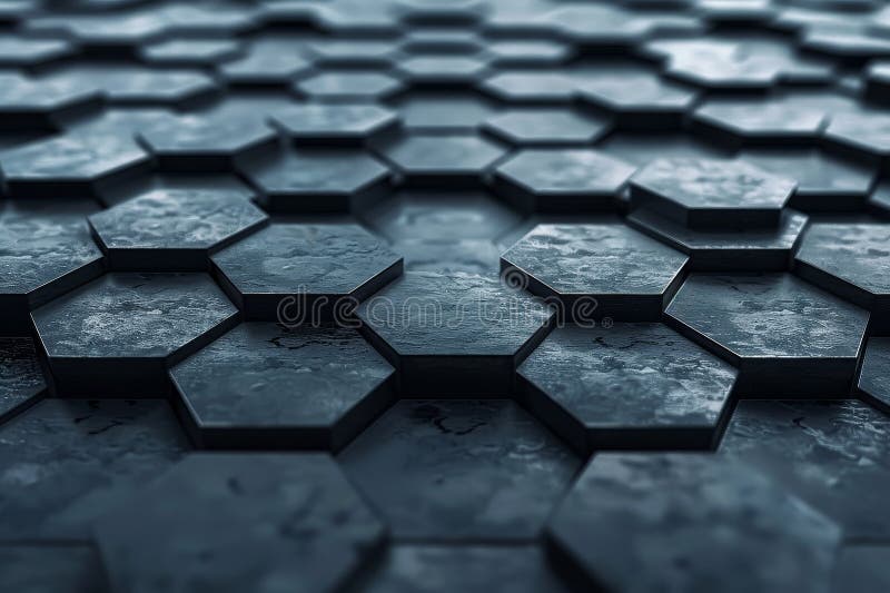 A mesmerizing pattern of repeating hexagons. A mesmerizing pattern of repeating hexagons.