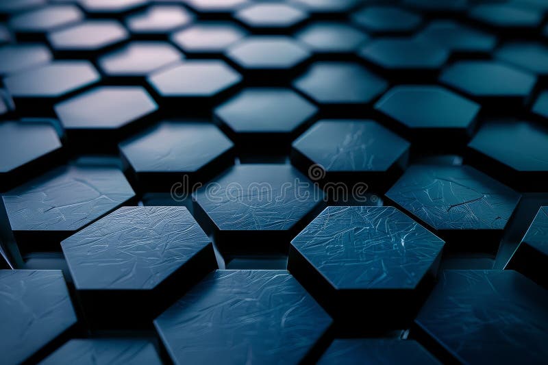 A mesmerizing pattern of repeating hexagons. A mesmerizing pattern of repeating hexagons.