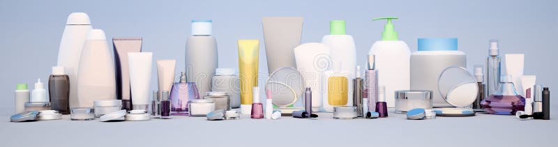 Εξαρτήματα Beautician για την προσοχή ομορφιάς, υγιεινή και makeup στο α στοκ εικόνες Εξαρτήματα Beautician για την προσοχή ομορφιάς, υγιεινή και makeup στο α στοκ εικόνες