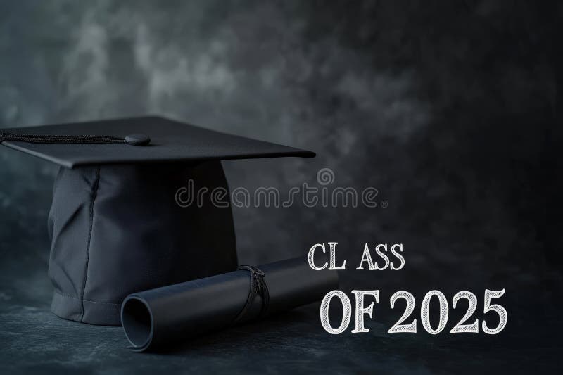 Εορτασμός της αποφοίτησης του 2025 ελεύθερη απεικόνιση δικαιώματος
