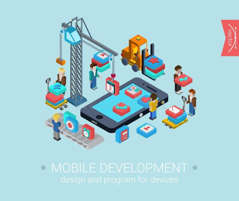 Επίπεδος τρισδιάστατος isometric Ιστός έννοιας σχεδίου infographic διανυσματική απεικόνιση Επίπεδος τρισδιάστατος isometric Ιστός έννοιας σχεδίου infographic διανυσματική απεικόνιση
