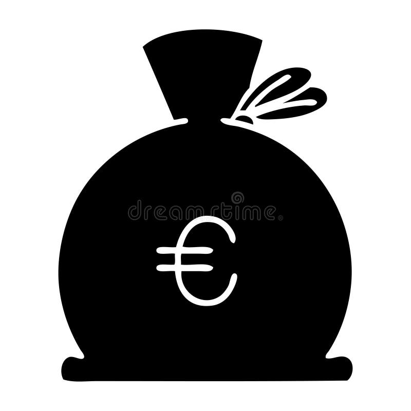 επίπεδη τσάντα συμβόλων απεικόνιση αποθεμάτων