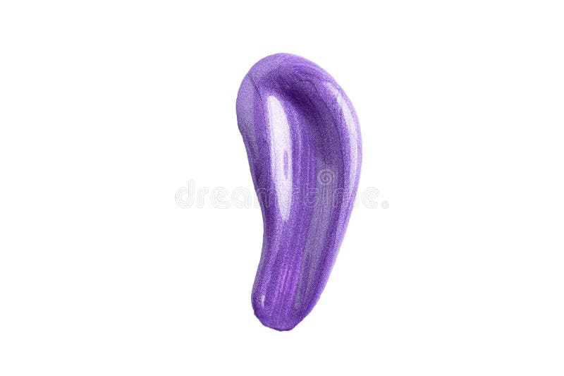 επίχρισμα κρέμας lilac απομονωμένη σε λευκό φόντο. βιολετί κρέμα ομορφιά δείγμα σουβλιά κλειστό. ορός προσώπου λεβάντα διανυσματική απεικόνιση