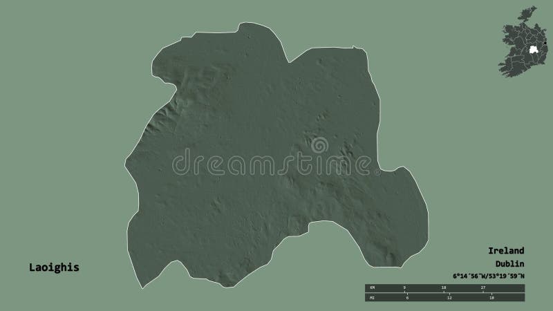επαρχία λαοΐγκης. διοικητικό απεικόνιση αποθεμάτων