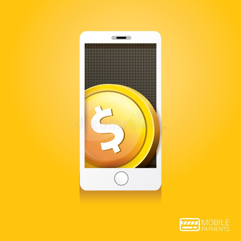 Επεξεργασία Flsmartphone των κινητών πληρωμών ελεύθερη απεικόνιση δικαιώματος Επεξεργασία Flsmartphone των κινητών πληρωμών ελεύθερη απεικόνιση δικαιώματος