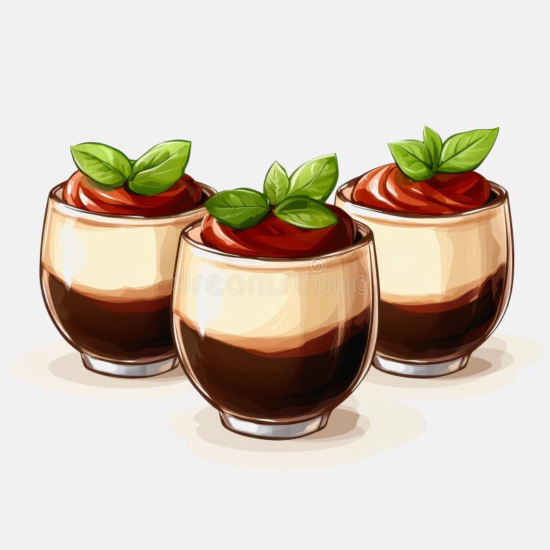 επιδόρπια του cremy panna cotta σε λευκό φόντο στοκ φωτογραφία με δικαίωμα ελεύθερης χρήσης