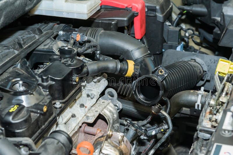 Car engine repair. Details of parts of car engine. Car engine repair. Details of parts of car engine.