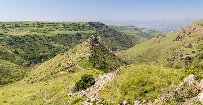 Επιφύλαξη φύσης Gamla, αρχαία πόλη Gamla, Ισραήλ στοκ φωτογραφία με δικαίωμα ελεύθερης χρήσης Επιφύλαξη φύσης Gamla, αρχαία πόλη Gamla, Ισραήλ στοκ φωτογραφία με δικαίωμα ελεύθερης χρήσης