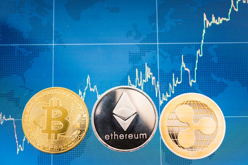Επιχείρηση Bitcoin, κυματισμός XRP και χρηματοδότηση νομίσματος νομισμάτων Ethereum στοκ εικόνες Επιχείρηση Bitcoin, κυματισμός XRP και χρηματοδότηση νομίσματος νομισμάτων Ethereum στοκ εικόνες