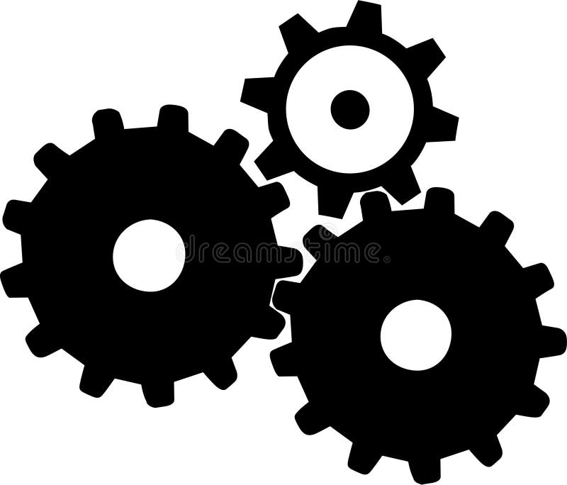 Gears - 1. Three mechanical gears for your design. Gears - 1. Three mechanical gears for your design