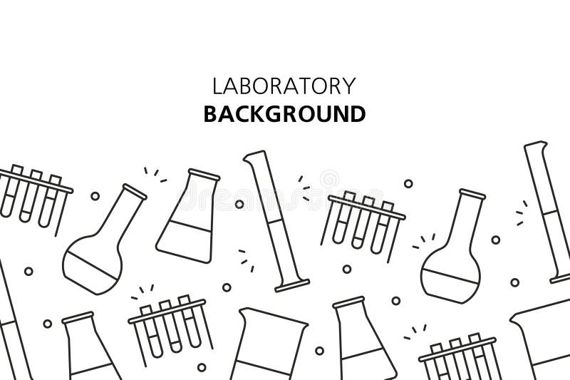 Εργαστηριακό υπόβαθρο απεικόνιση αποθεμάτων