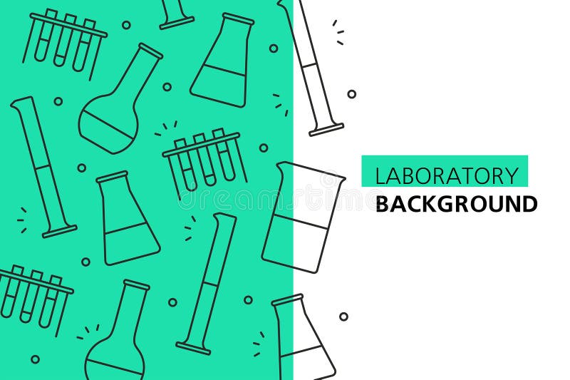 Εργαστηριακό υπόβαθρο διανυσματική απεικόνιση