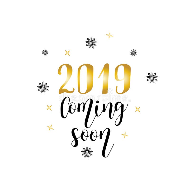 2019 ερχόμενος σύντομα Διανυσματική τυπωμένη ύλη διακοπών Χριστουγέννων Μαύρο γράφοντας γραπτό χέρι κείμενο στο άσπρο υπόβαθρο διανυσματική απεικόνιση 2019 ερχόμενος σύντομα Διανυσματική τυπωμένη ύλη διακοπών Χριστουγέννων Μαύρο γράφοντας γραπτό χέρι κείμενο στο άσπρο υπόβαθρο διανυσματική απεικόνιση