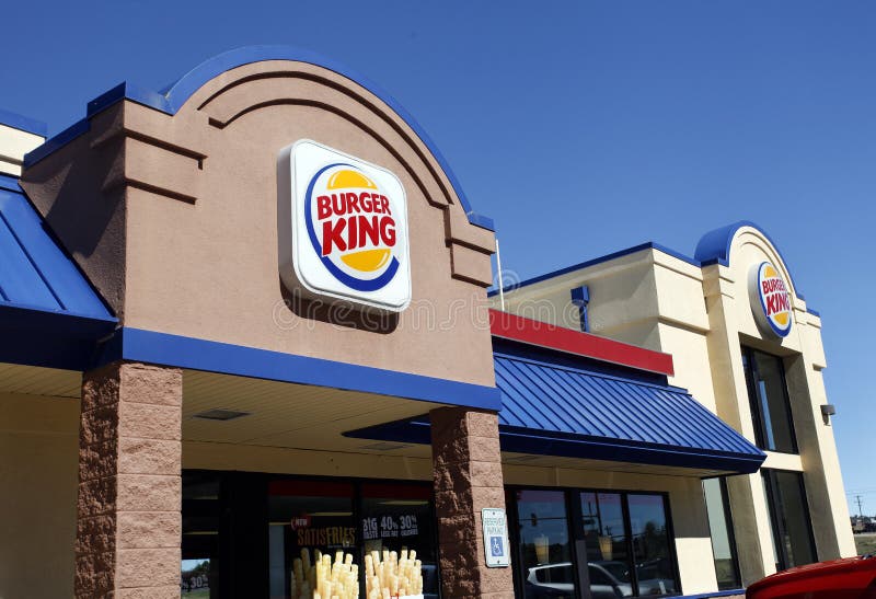 Εστιατόριο της Burger King στοκ εικόνες
