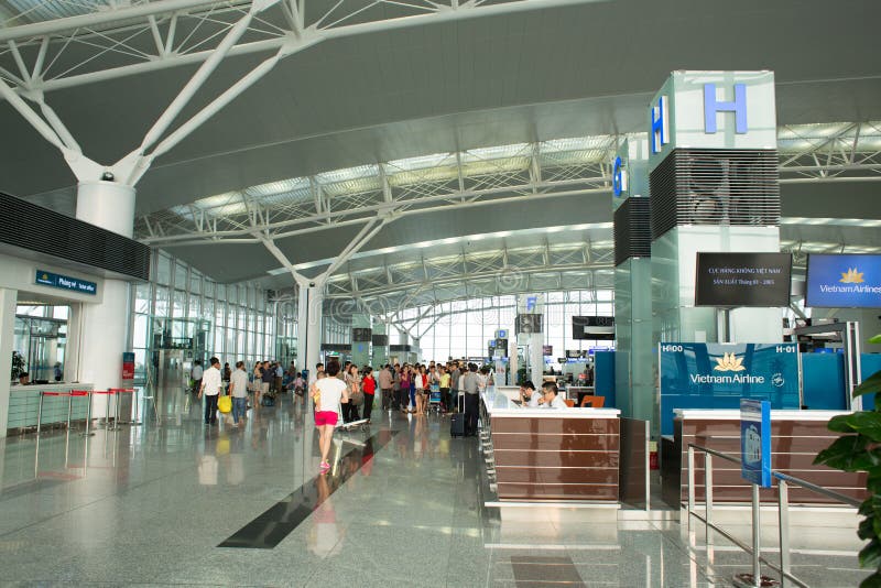 Εσωτερική άποψη του διεθνούς αερολιμένα Noi Bai