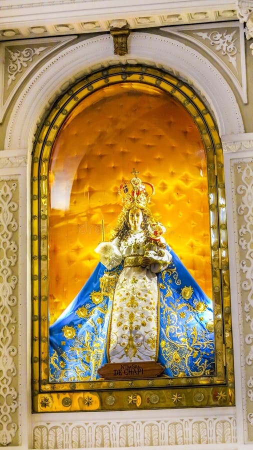 Εσωτερική διάσημη εκκλησία Yanahuara σε Arequipa στοκ εικόνα Εσωτερική διάσημη εκκλησία Yanahuara σε Arequipa στοκ εικόνα