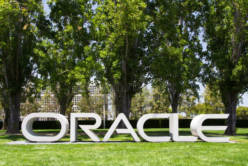 REDWOOD CITY, CA/USA - MAY 31, 2014: Oracle corporate headquarters in Silicon Valley. Oracle is a computer technology corporation specializing in database management systems. REDWOOD CITY, CA/USA - MAY 31, 2014: Oracle corporate headquarters in Silicon Valley. Oracle is a computer technology corporation specializing in database management systems.