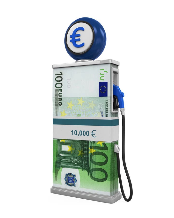 Ευρο- ακροφύσιο αντλιών σωρών και αερίου απεικόνιση αποθεμάτων Ευρο- ακροφύσιο αντλιών σωρών και αερίου απεικόνιση αποθεμάτων