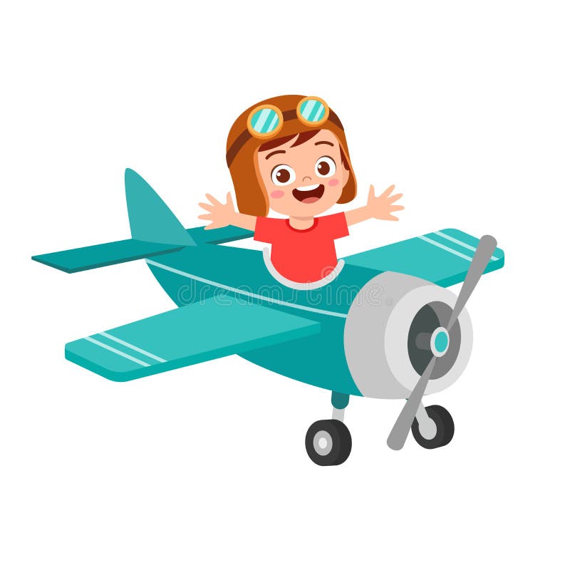 happy boy kid play toy fly plane. happy boy kid play toy fly plane