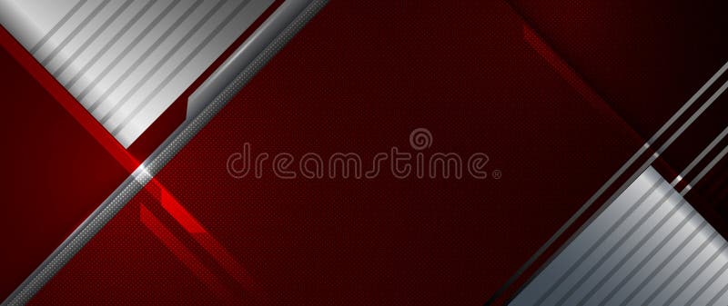 Εφέ φωτός γκρι μεταλλικής γραμμής διανυσματικού σχήματος σε μαύρο κόκκινο χρώμα ντεγκραντέ για φόντο ταπετσαρίας. διανυσματική απεικόνιση
