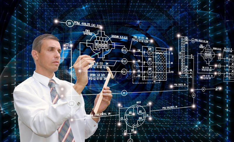 Εφαρμοσμένη μηχανική που σχεδιάζει το tecnology σύνδεσης στοκ φωτογραφία με δικαίωμα ελεύθερης χρήσης