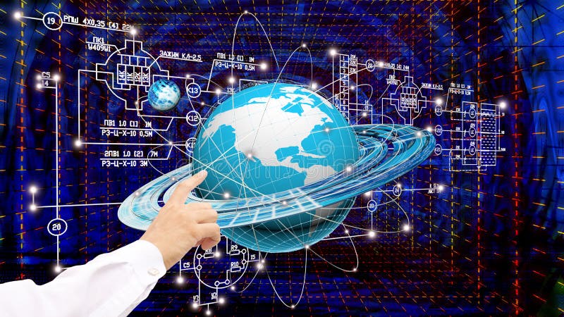 Εφαρμοσμένη μηχανική που σχεδιάζει το tecnology σύνδεσης στοκ φωτογραφίες με δικαίωμα ελεύθερης χρήσης