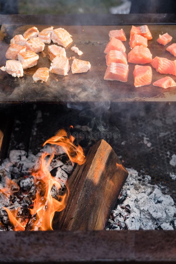 Εύγευστες μπριζόλες σε μια bbq σχάρα στοκ φωτογραφίες Εύγευστες μπριζόλες σε μια bbq σχάρα στοκ φωτογραφίες