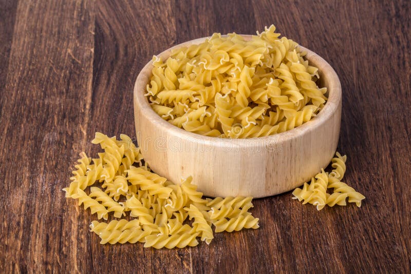 Ζυμαρικά Fusilli στοκ φωτογραφίες Ζυμαρικά Fusilli στοκ φωτογραφίες