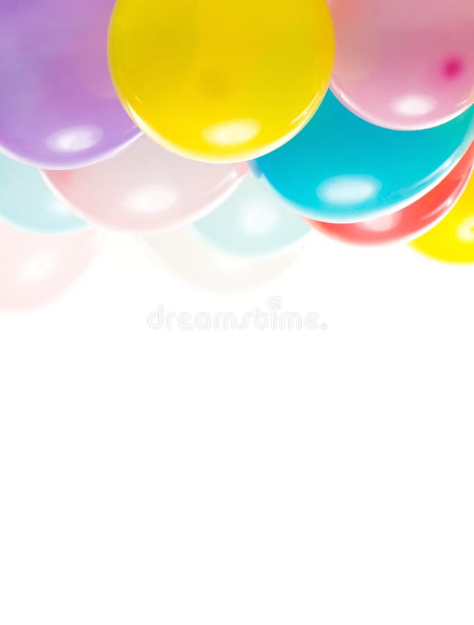 Ζωηρόχρωμα μπαλόνια