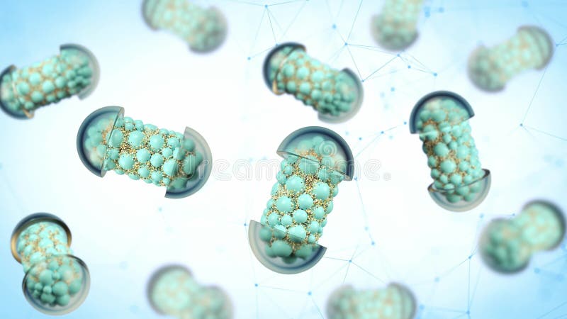 Ζωηρόχρωμες αφηρημένες χαοτικές σφαίρες δομών μέσα στην κάψα, το φαρμακείο και την ιατρική έννοια που απομονώνονται στο άσπρο υπό στοκ φωτογραφία Ζωηρόχρωμες αφηρημένες χαοτικές σφαίρες δομών μέσα στην κάψα, το φαρμακείο και την ιατρική έννοια που απομονώνονται στο άσπρο υπό στοκ φωτογραφία