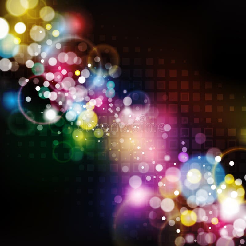 An abstract colorful pixel background with bright lights. An abstract colorful pixel background with bright lights.