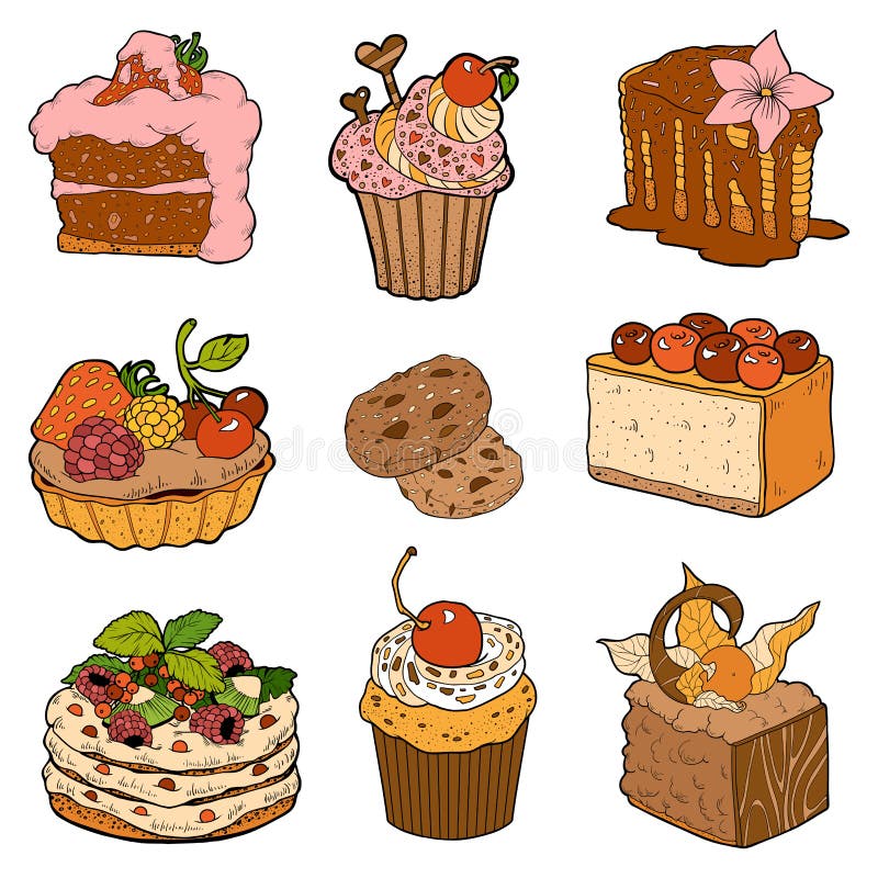Cheesecake Στοκ Εικονογραφήσεις, Vectors, & Clipart – (8,989 Στοκ