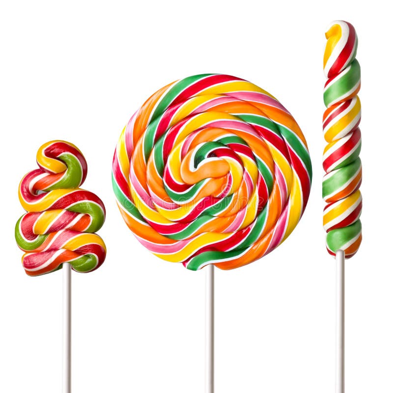 Ζωηρόχρωμο lollipop ελεύθερη απεικόνιση δικαιώματος Ζωηρόχρωμο lollipop ελεύθερη απεικόνιση δικαιώματος