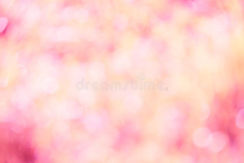 Ζωηρόχρωμο του bokeh το φως θόλωσε το γλυκό ροζ στοκ φωτογραφία