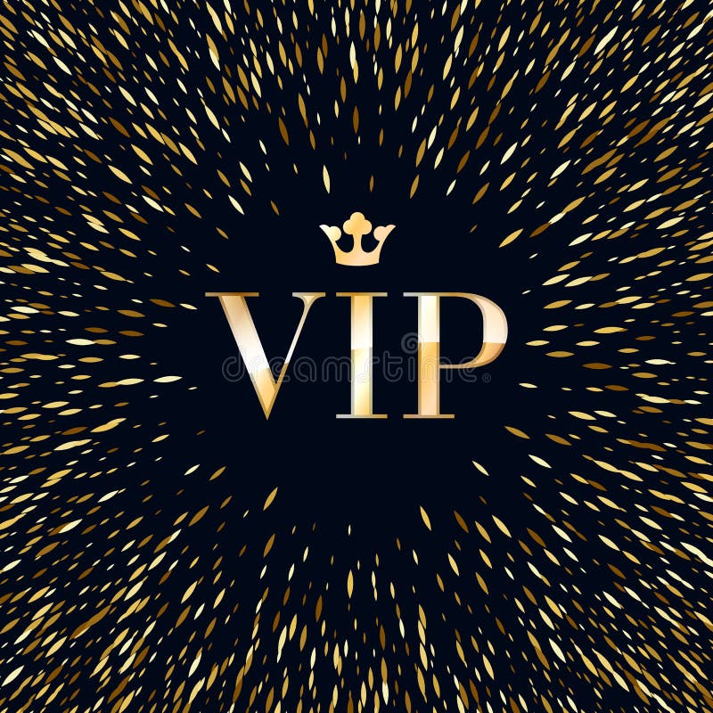 Η VIP αφηρημένη χρυσή πυράκτωση ακτινοβολεί υπόβαθρο απεικόνιση αποθεμάτων