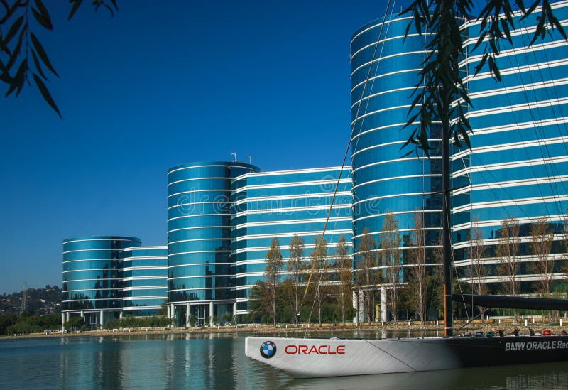 REDWOOD CITY, CA, USA - SEPT 24, 2008: The Oracle Headquarters located in Redwood City, CA, USA on Sept 24, 2008. Oracle is a multinational hardware and software technology corporation. REDWOOD CITY, CA, USA - SEPT 24, 2008: The Oracle Headquarters located in Redwood City, CA, USA on Sept 24, 2008. Oracle is a multinational hardware and software technology corporation