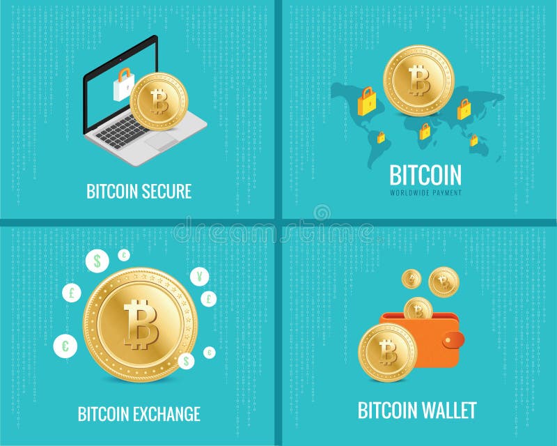 Η απεικόνιση Bitcoin έθεσε - νομίσματα, πορτοφόλι, ασφαλή και εικονίδια ανταλλαγής στο ψηφιακό μπλε υπόβαθρο ελεύθερη απεικόνιση δικαιώματος Η απεικόνιση Bitcoin έθεσε - νομίσματα, πορτοφόλι, ασφαλή και εικονίδια ανταλλαγής στο ψηφιακό μπλε υπόβαθρο ελεύθερη απεικόνιση δικαιώματος