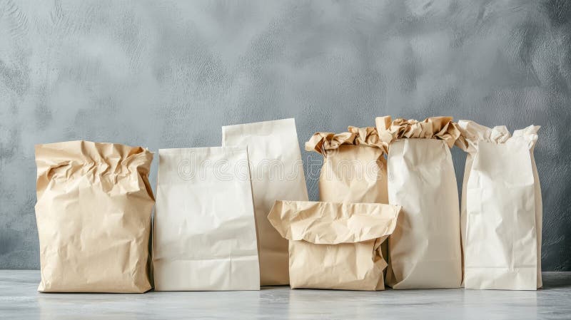 Η απομονωμένη λευκή συσκευασία Doypack διατίθεται σε διάφορους τύπους διαλυμάτων αποθήκευσης στοκ εικόνα με δικαίωμα ελεύθερης χρήσης