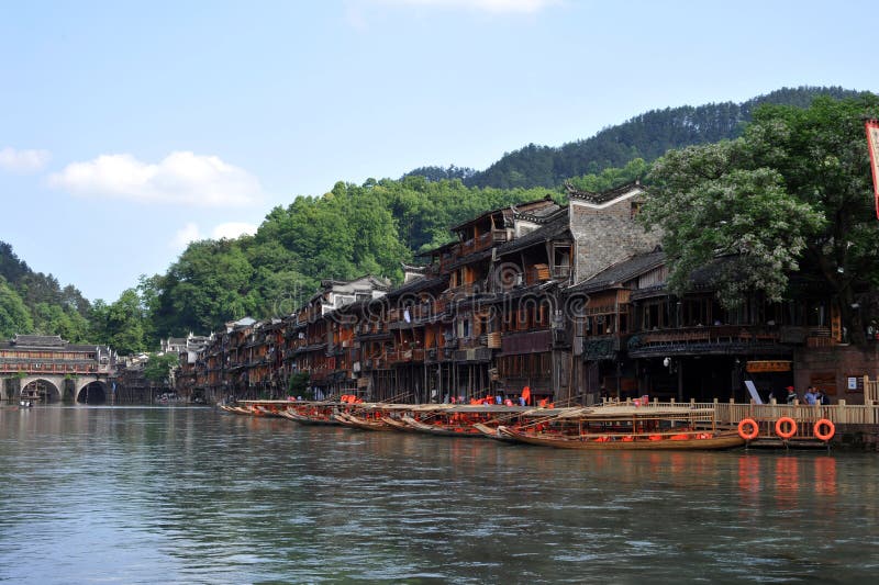 Η αρχαία πόλη Fenghuang στοκ φωτογραφίες