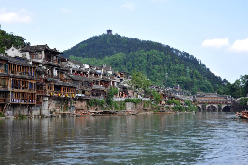 Η αρχαία πόλη Fenghuang στοκ εικόνες
