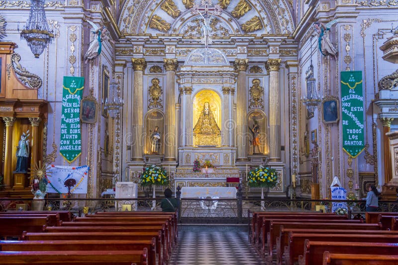Η βασιλική της κυρίας μοναξιάς μας σε Oaxaca Μεξικό στοκ εικόνες Η βασιλική της κυρίας μοναξιάς μας σε Oaxaca Μεξικό στοκ εικόνες