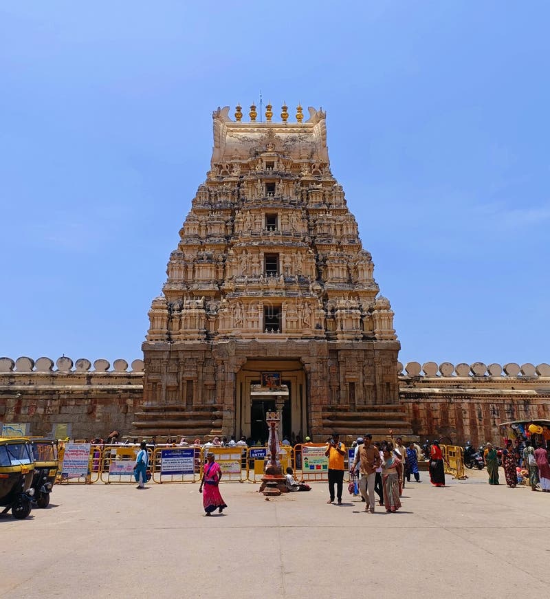 The entrance to Sri Ranganathaswamy Temple in Srirangapatna, near Mysore. The entrance to Sri Ranganathaswamy Temple in Srirangapatna, near Mysore