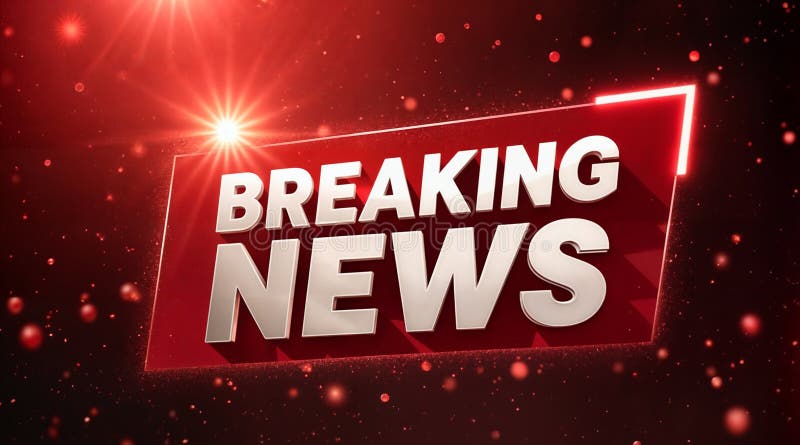 η εικόνα είναι ένα ψηφιακό σήμα που εμφανίζει λέξεις που σπάνε ειδήσεις απεικόνιση αποθεμάτων
