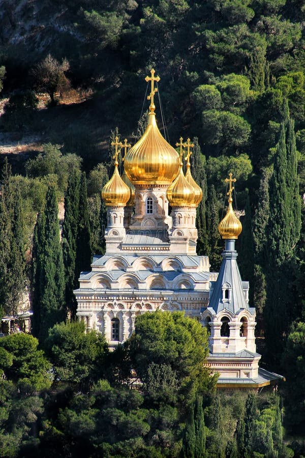 Η εκκλησία Mary Magdalene στην Ιερουσαλήμ, Ισραήλ. στοκ φωτογραφίες με δικαίωμα ελεύθερης χρήσης Η εκκλησία Mary Magdalene στην Ιερουσαλήμ, Ισραήλ. στοκ φωτογραφίες με δικαίωμα ελεύθερης χρήσης