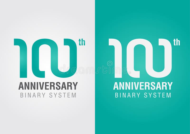 100η επέτειος με ένα σύμβολο απείρου creative design απεικόνιση αποθεμάτων 100η επέτειος με ένα σύμβολο απείρου creative design απεικόνιση αποθεμάτων
